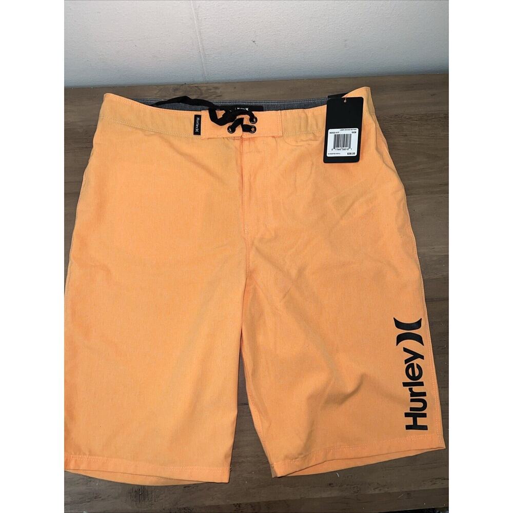 Hurley Boys' Classic Board Shorts, Laser Orange, 18/29 Size, Large